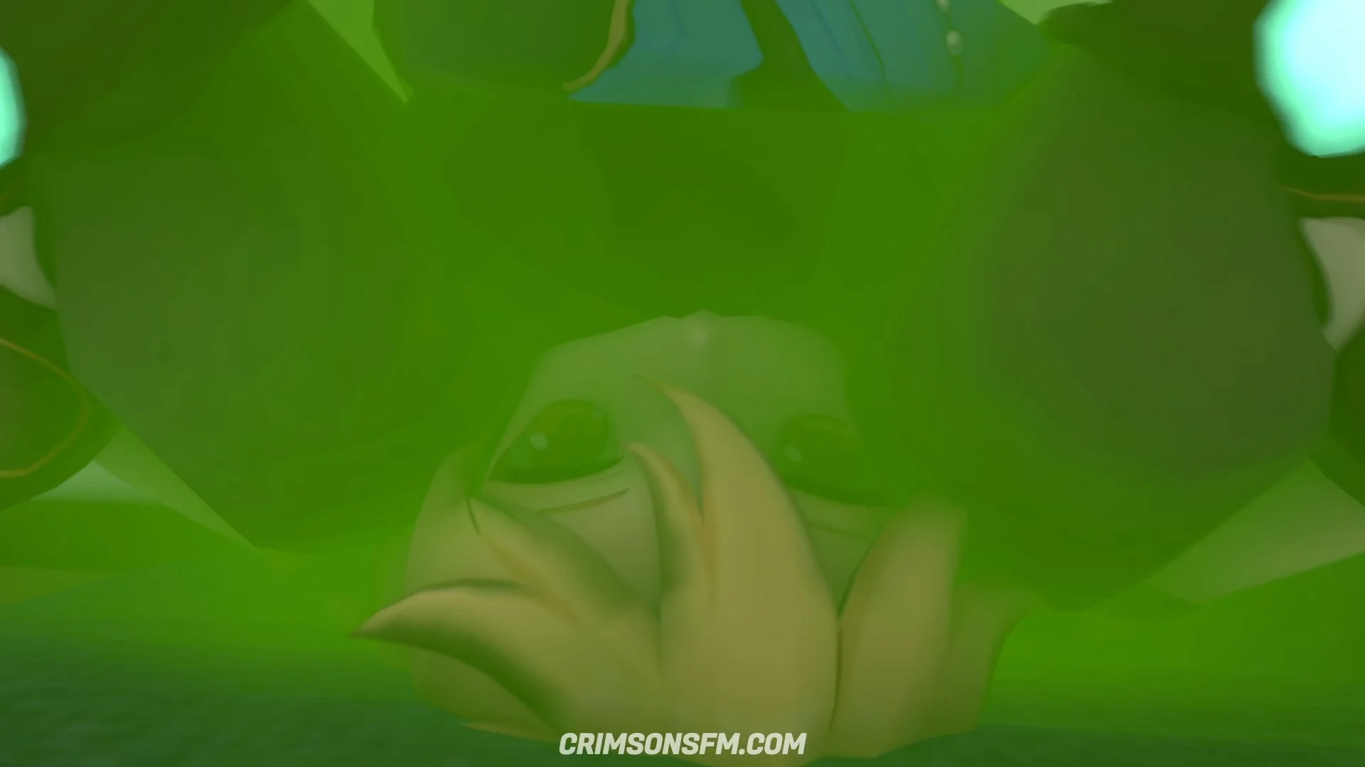 Keqing farts on Aether with gas cloud — Gas fetish SFM preview 3