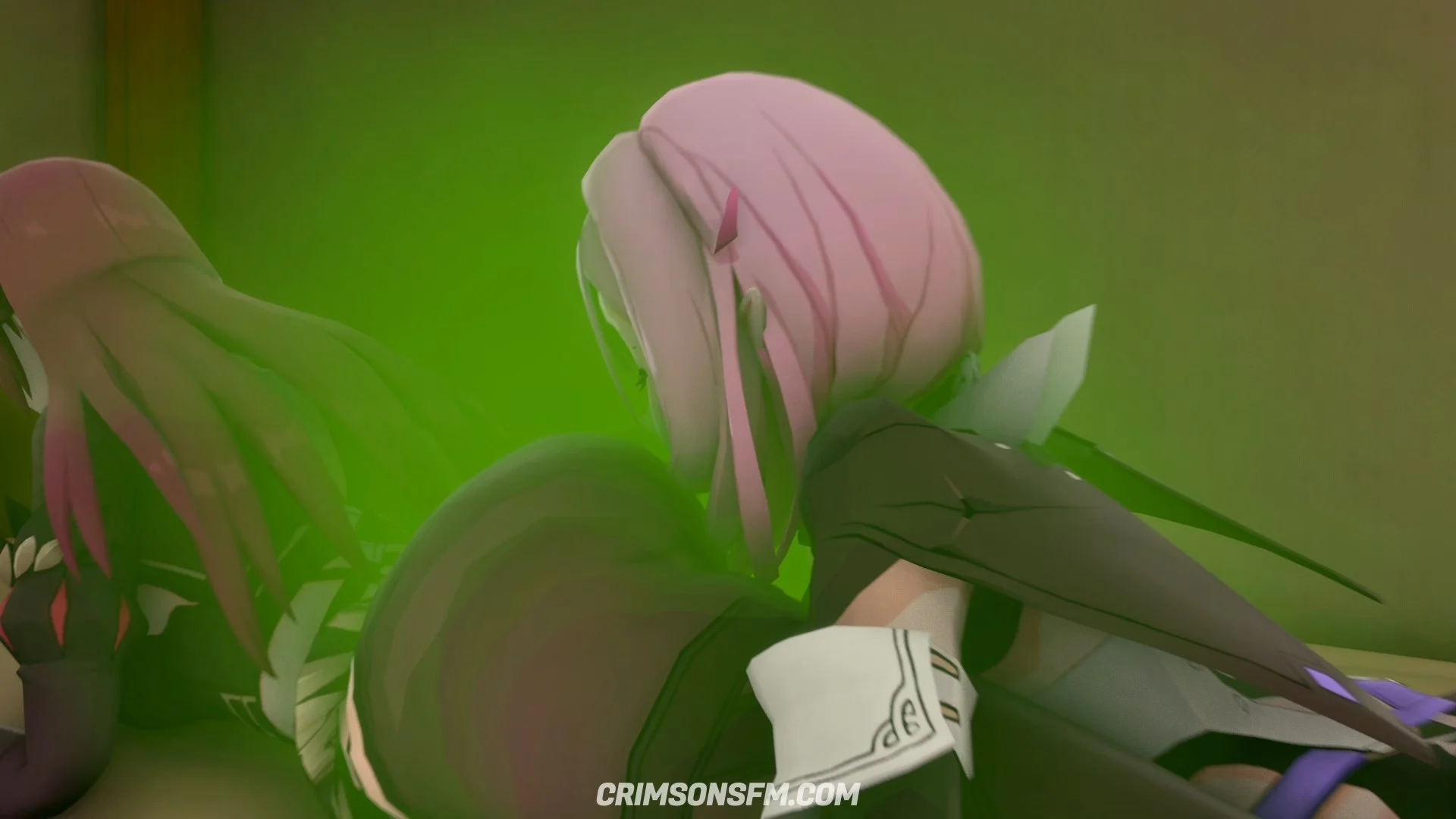 Eden farts on Elysia with gas cloud — Gas fetish SFM preview 3