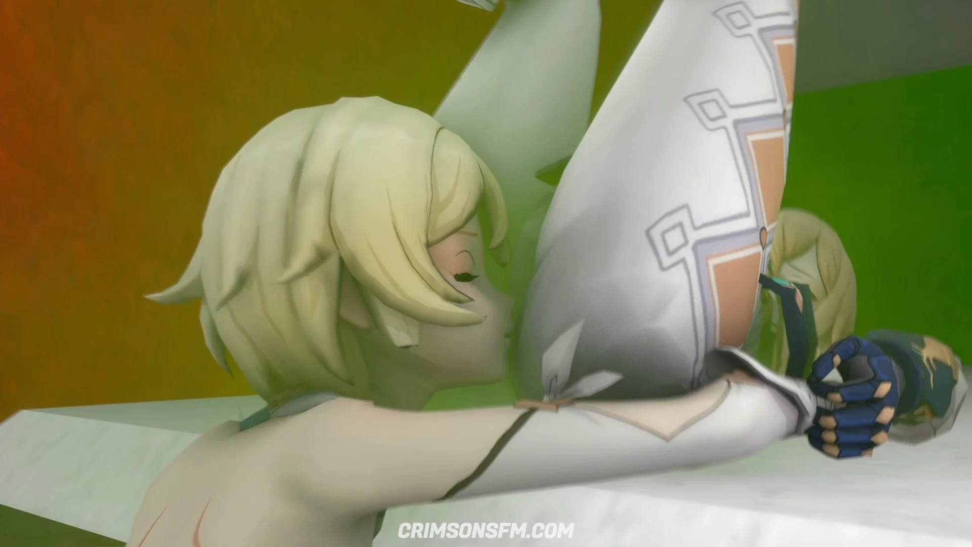 Jean farts on Lumine with gas cloud — Gas fetish SFM preview 2