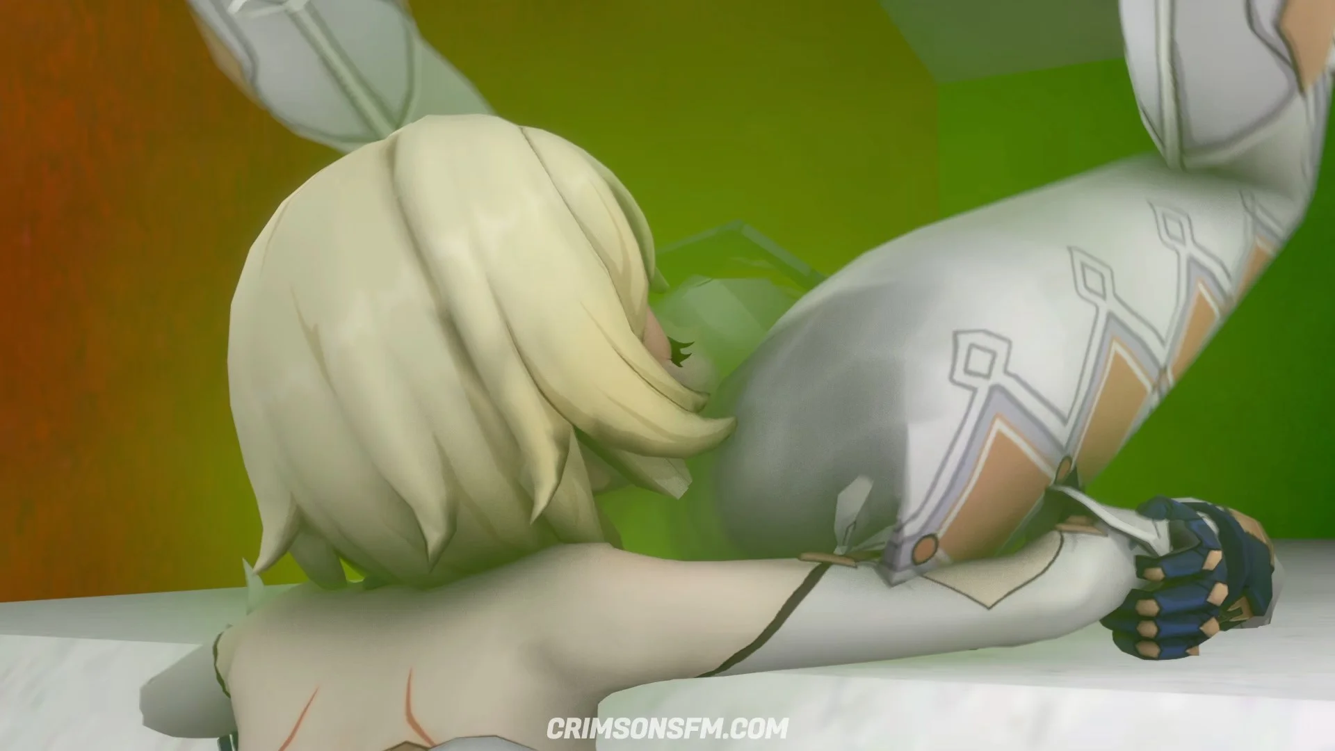 Jean farts on Lumine with gas cloud — Gas fetish SFM preview 3