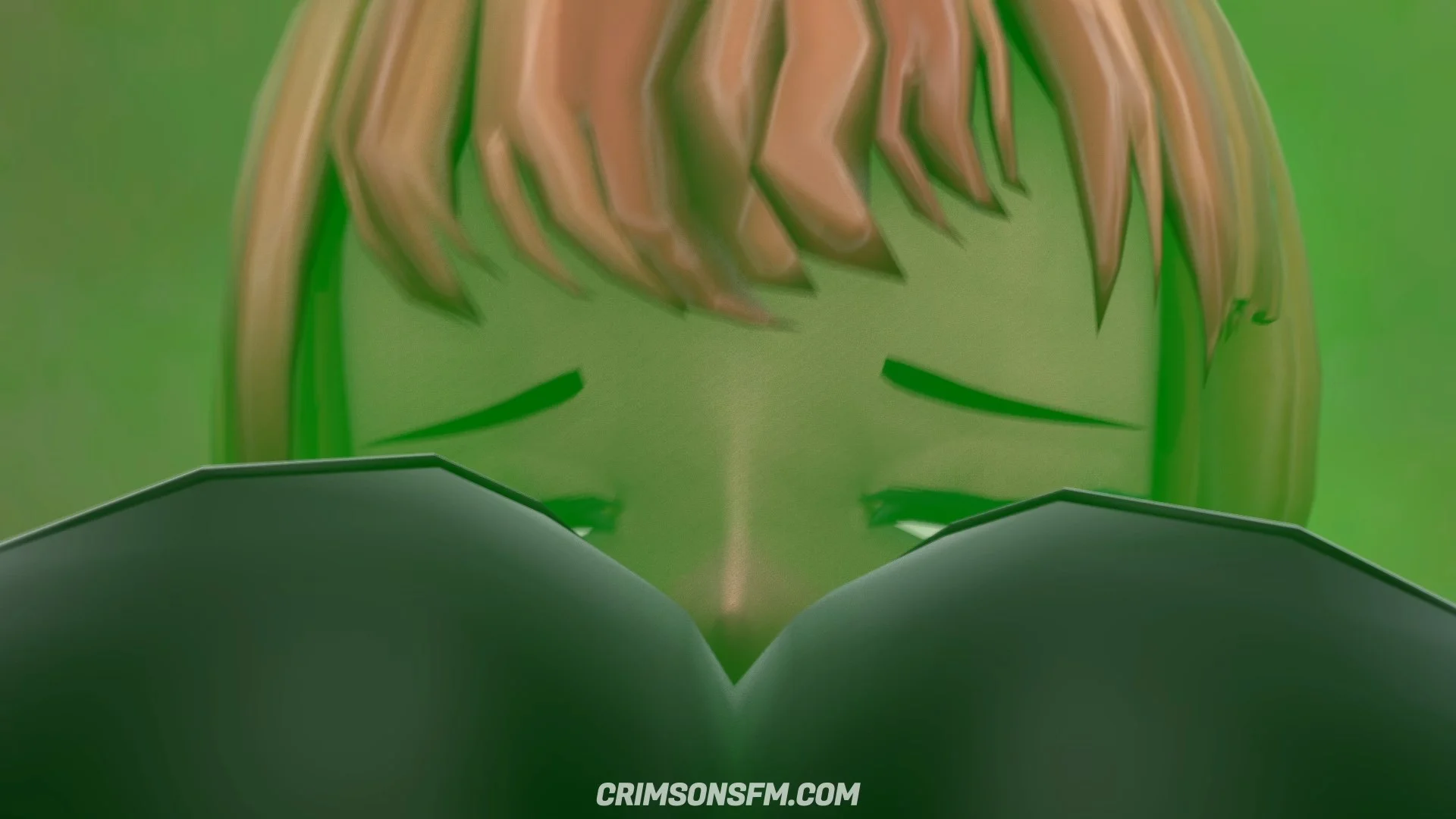 Yuri farts on Monika with gas cloud — Gas fetish SFM preview 2