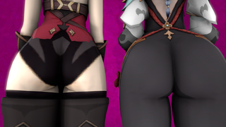 Shenhe and Beidou farts on you