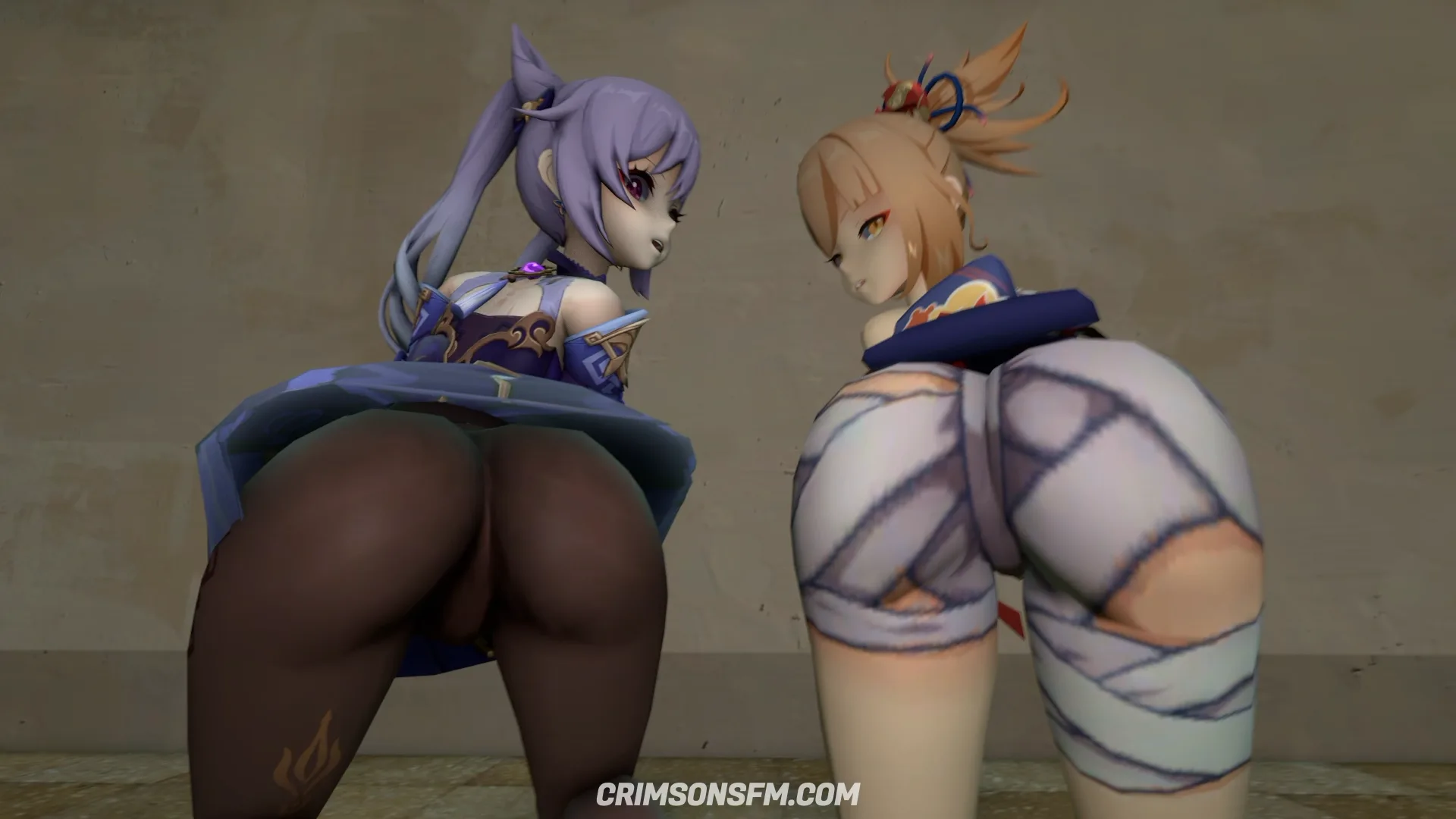 Keqing and Ayaka farts on You — Replace Alternative