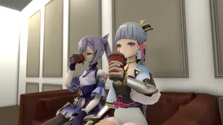 Keqing and Ayaka farts on You