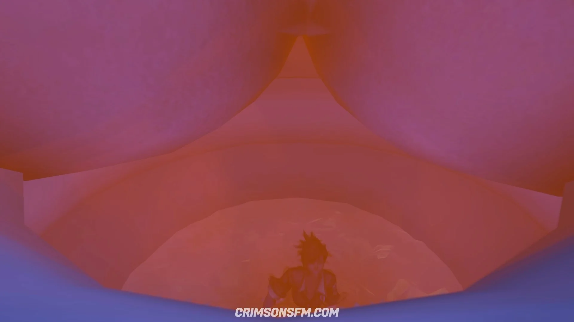 Mei farts on Tracer with gas cloud — Gas fetish SFM preview 2