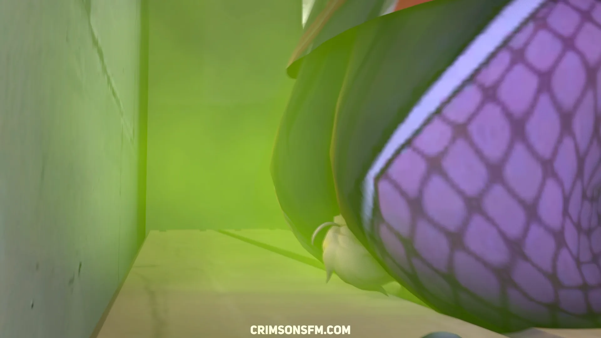 Rosaria farts on Aether with gas cloud — Gas fetish SFM preview 3