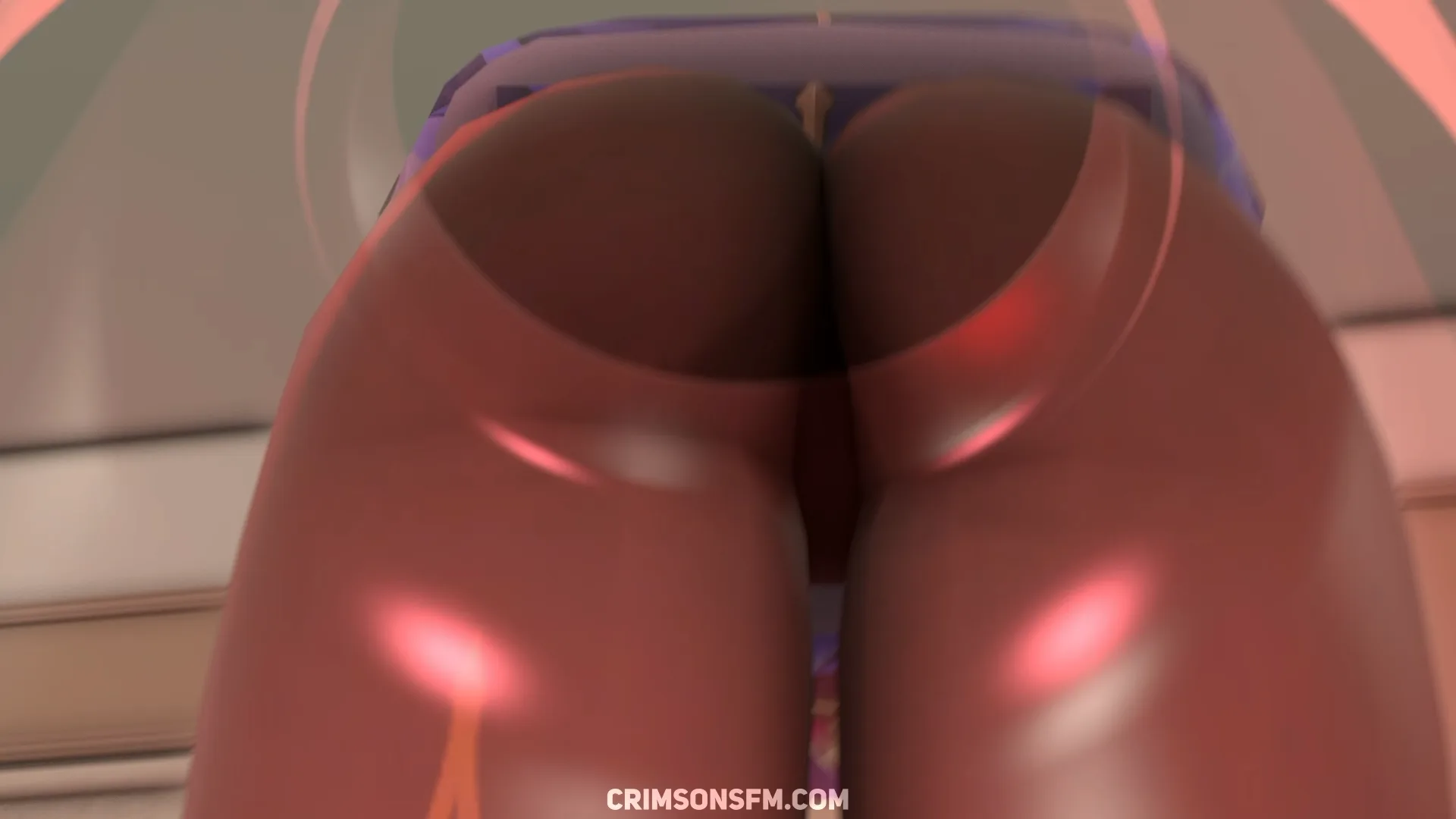 POV perspective in Keqing farts on Lumine — fetish SFM preview 2