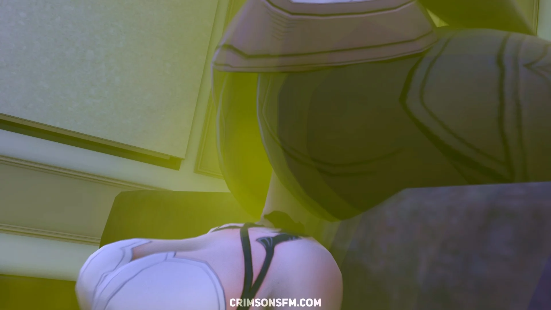Natasha farts on Bronya with gas cloud — Gas fetish SFM preview 2