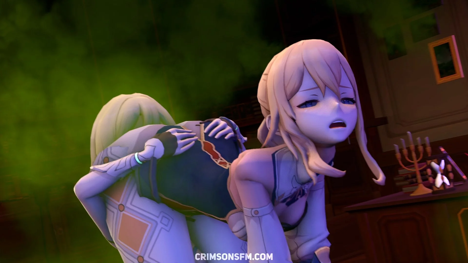 Jean farts on Lumine with gas cloud — Gas fetish SFM preview 3