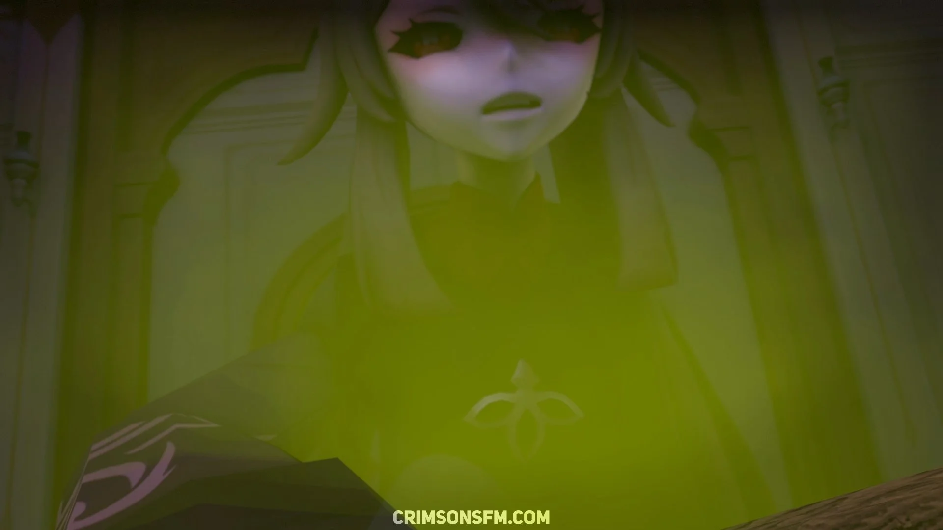 Hu Tao farts on You with gas cloud — Gas fetish SFM preview 2