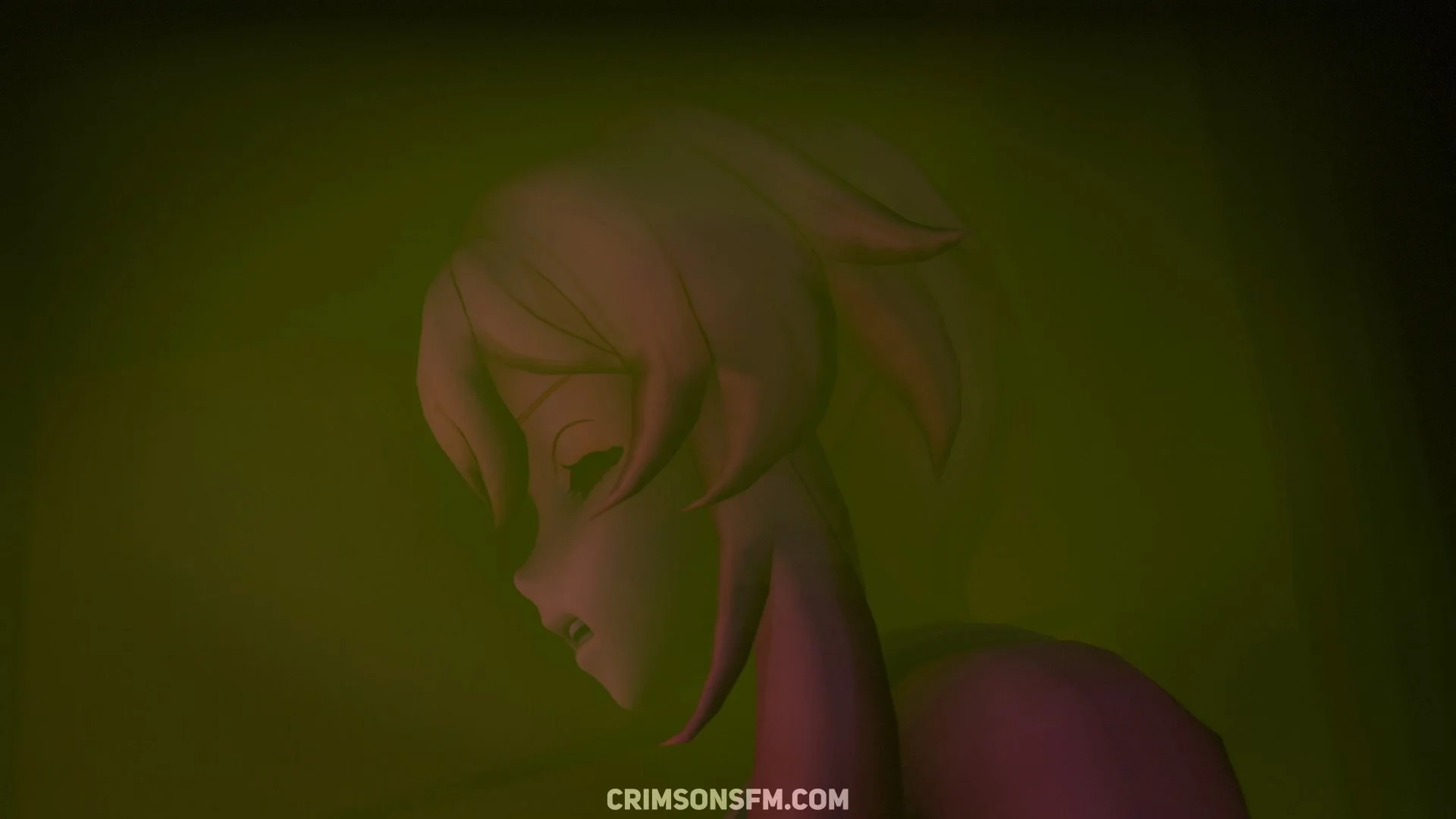 Shenhe farts on Lumine with gas cloud — Gas fetish SFM preview 2