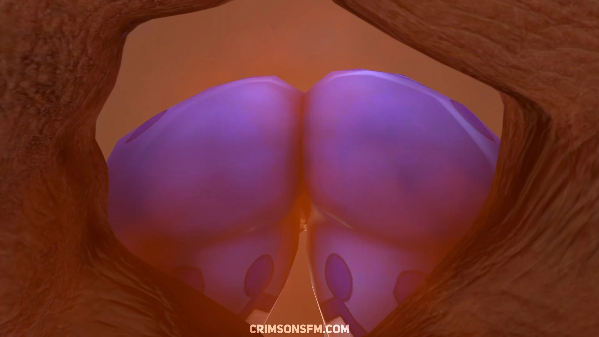 Candace farts on Mona with gas cloud — Gas fetish SFM preview 2