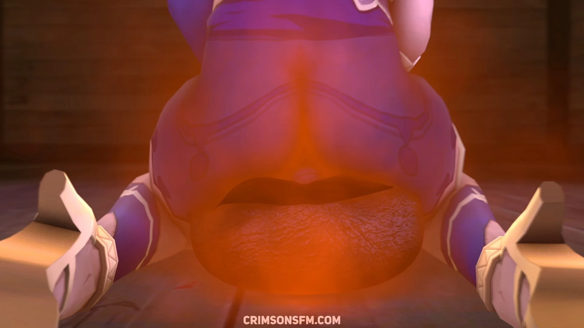 Candace farts on Mona with gas cloud — Gas fetish SFM preview 3