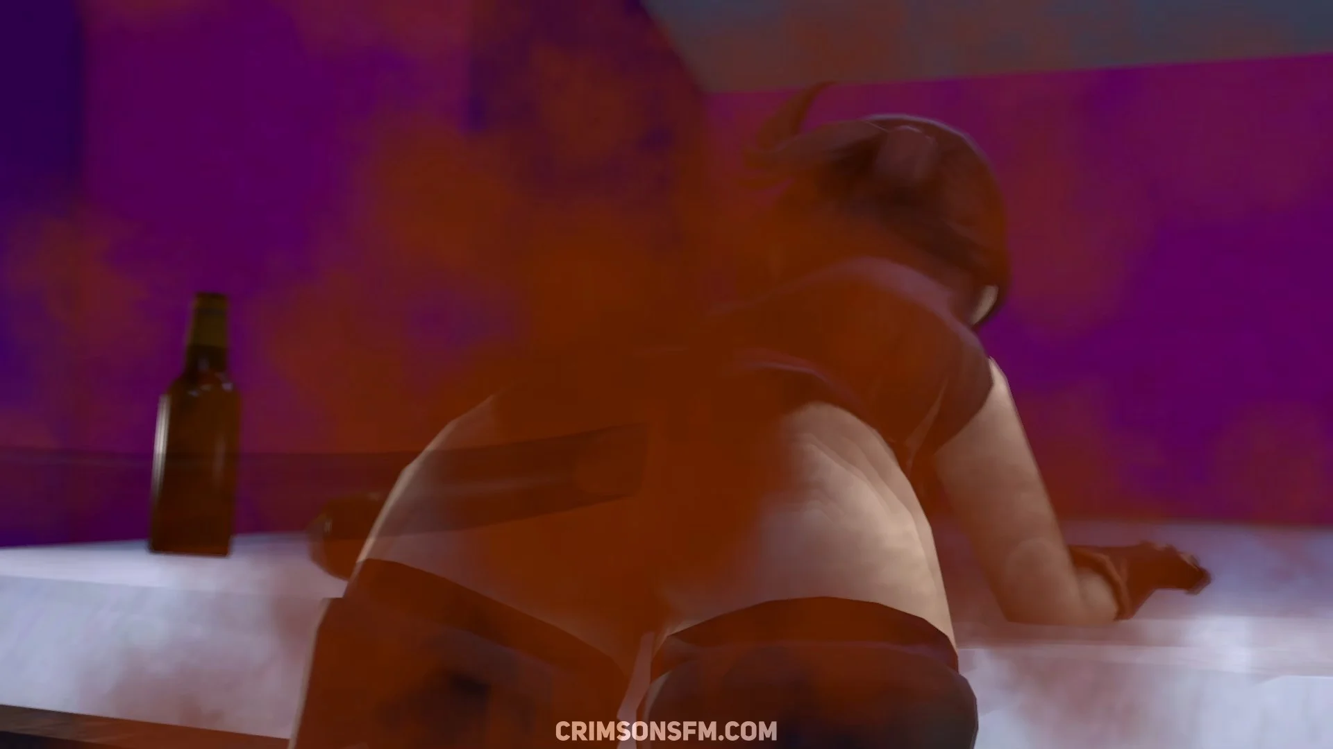 Beidou farts on Lumine with gas cloud — Gas fetish SFM preview 2
