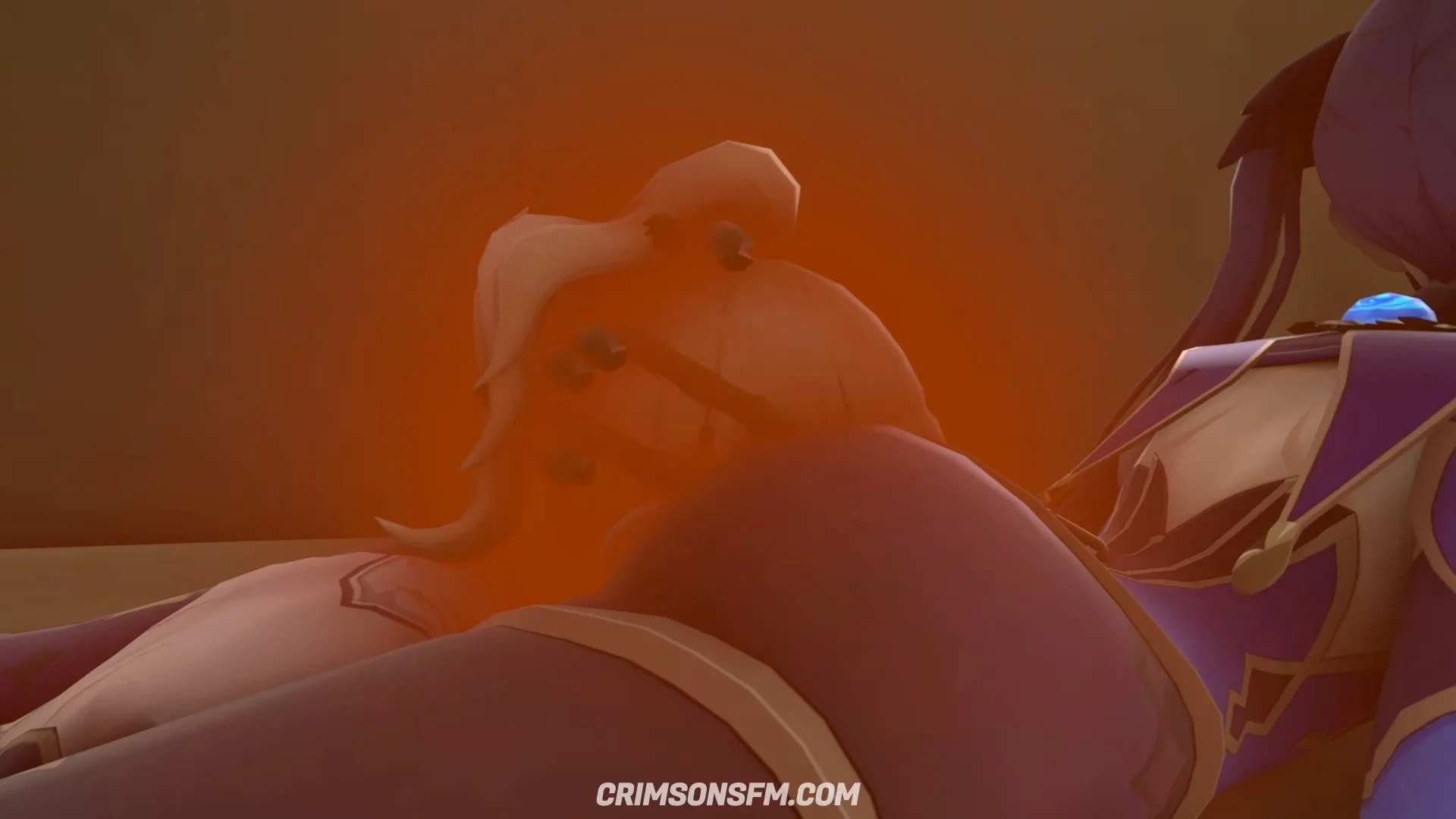 Mona farts on Jean with gas cloud — Gas fetish SFM preview 2