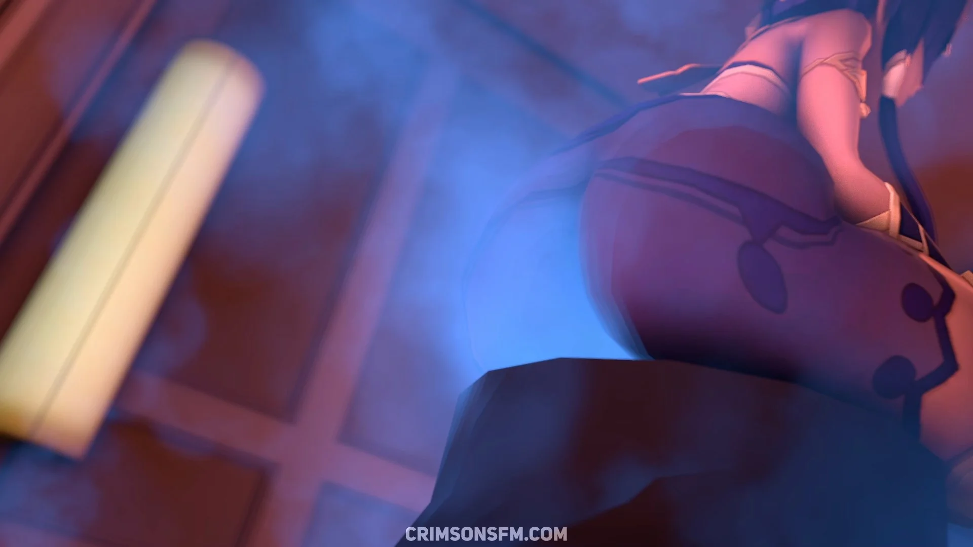 Candace farts on Chamber Pot with gas cloud — Gas fetish SFM preview 2