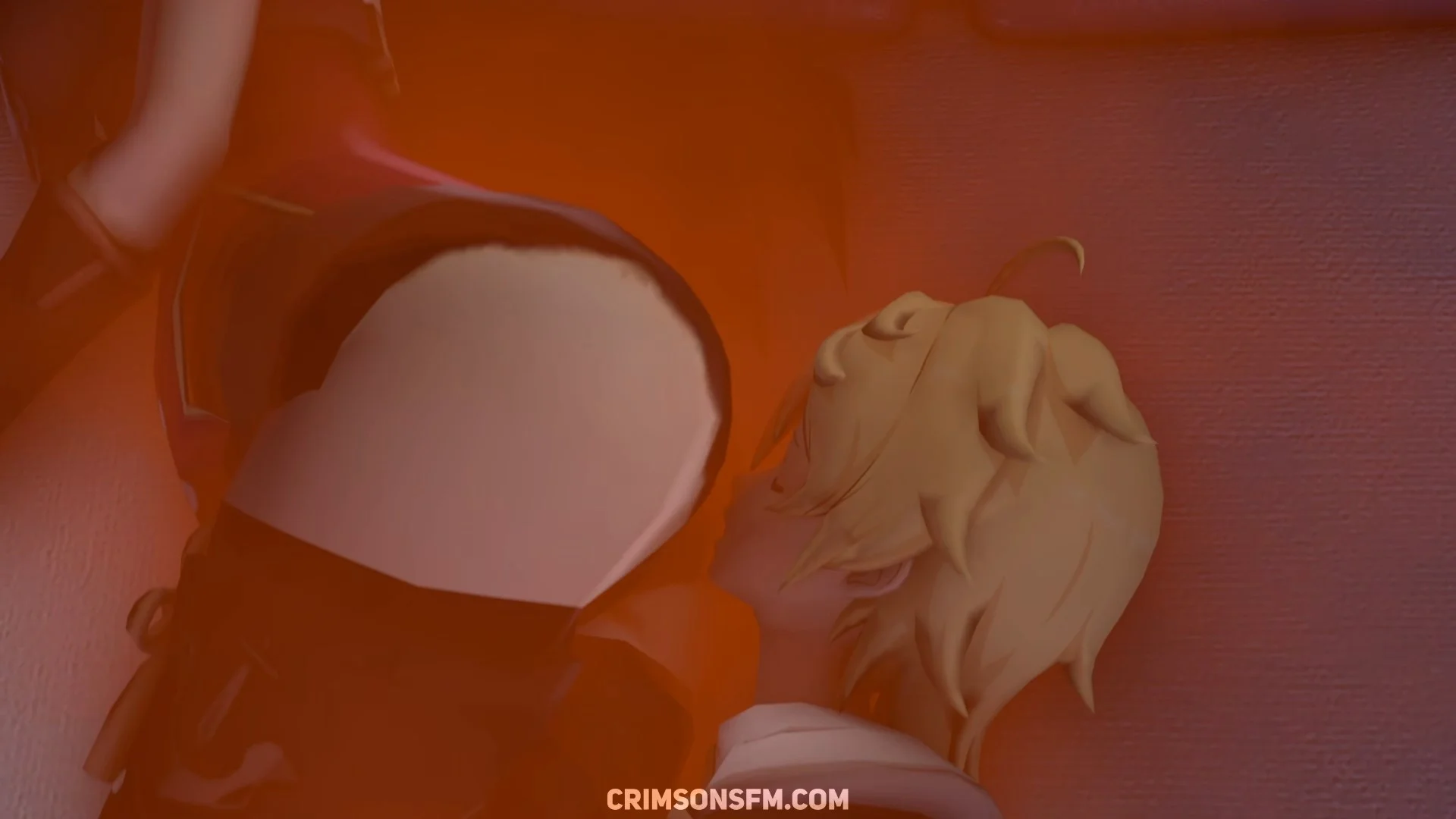 Beidou farts on aether with gas cloud — Gas fetish SFM preview 2