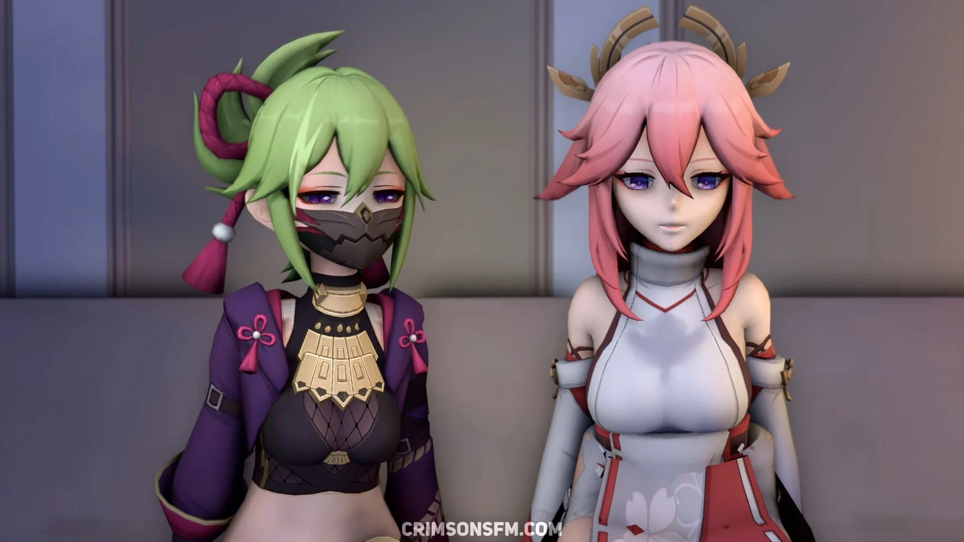 Kuki Shinobu and Lumine fart on You — Replace Alternative