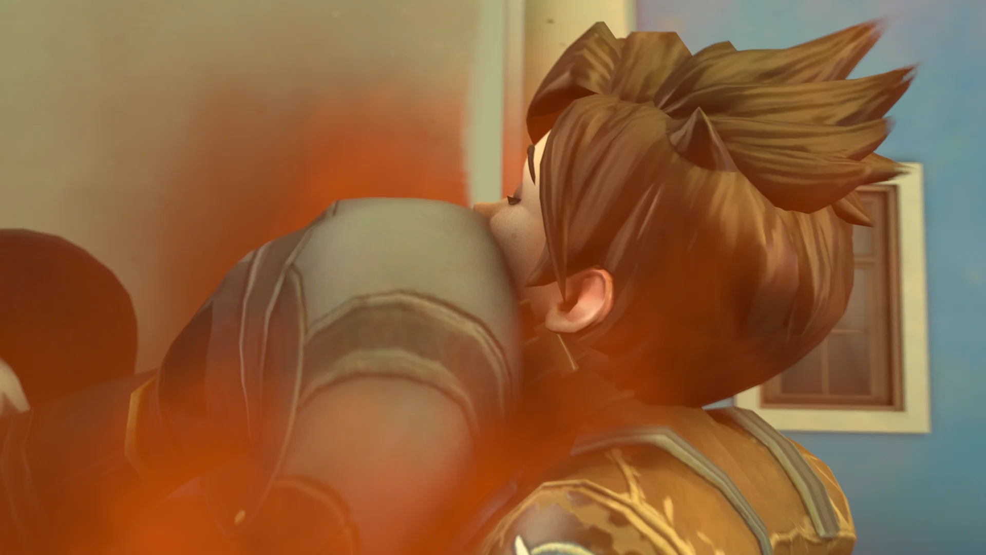 Ashe farts on Tracer with gas cloud — Gas fetish SFM preview 2