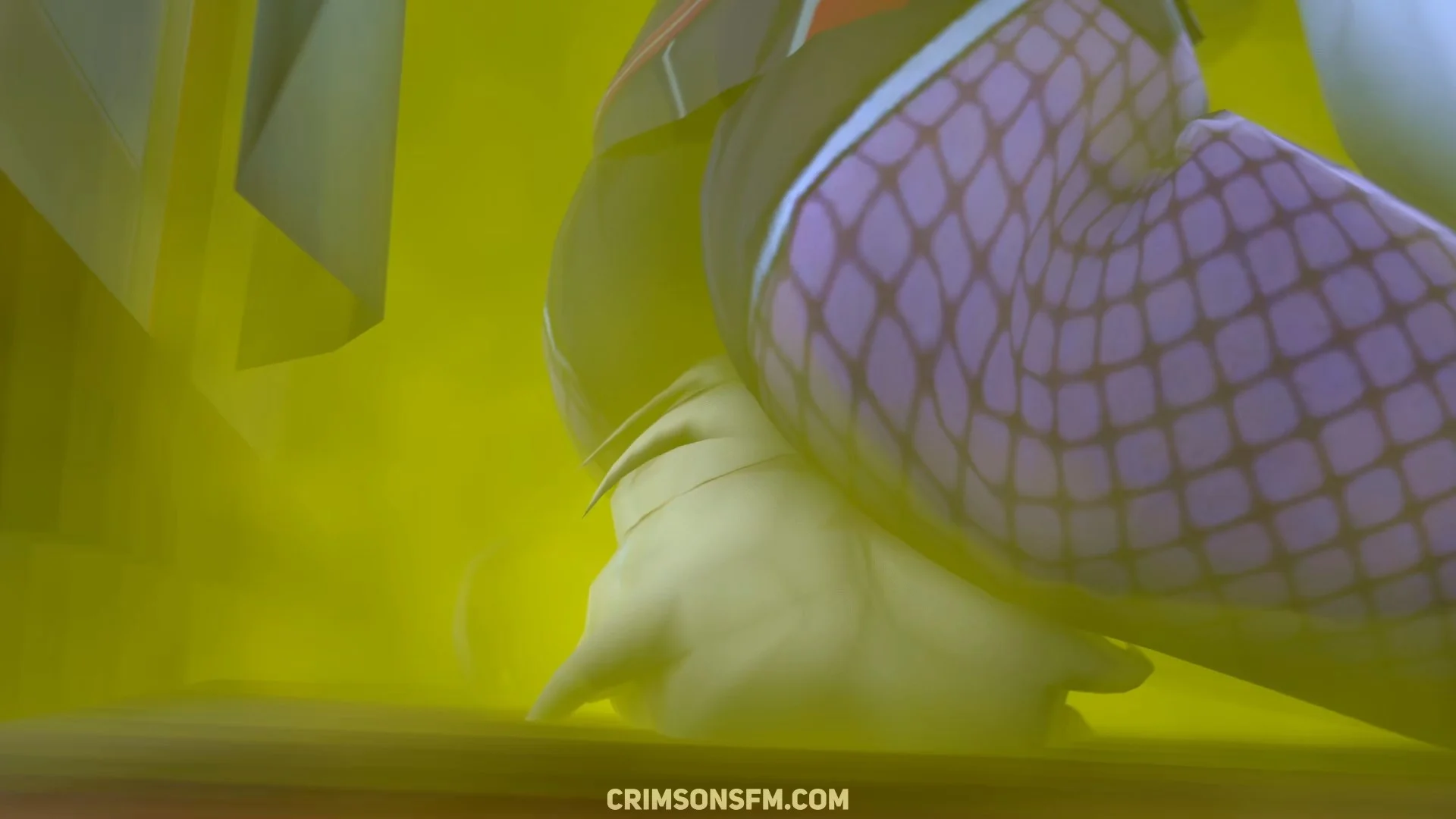 Rosaria farts on Aether with gas cloud — Gas fetish SFM preview 3