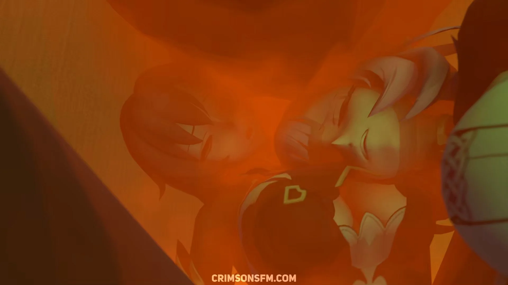Natasha farts on Eden and Elysia with gas cloud — Gas fetish SFM preview 3