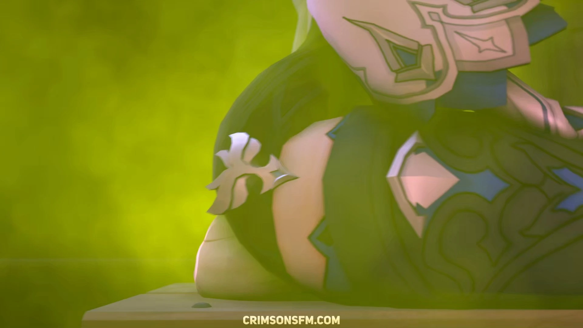 Eula farts on Lumine with gas cloud — Gas fetish SFM preview 3