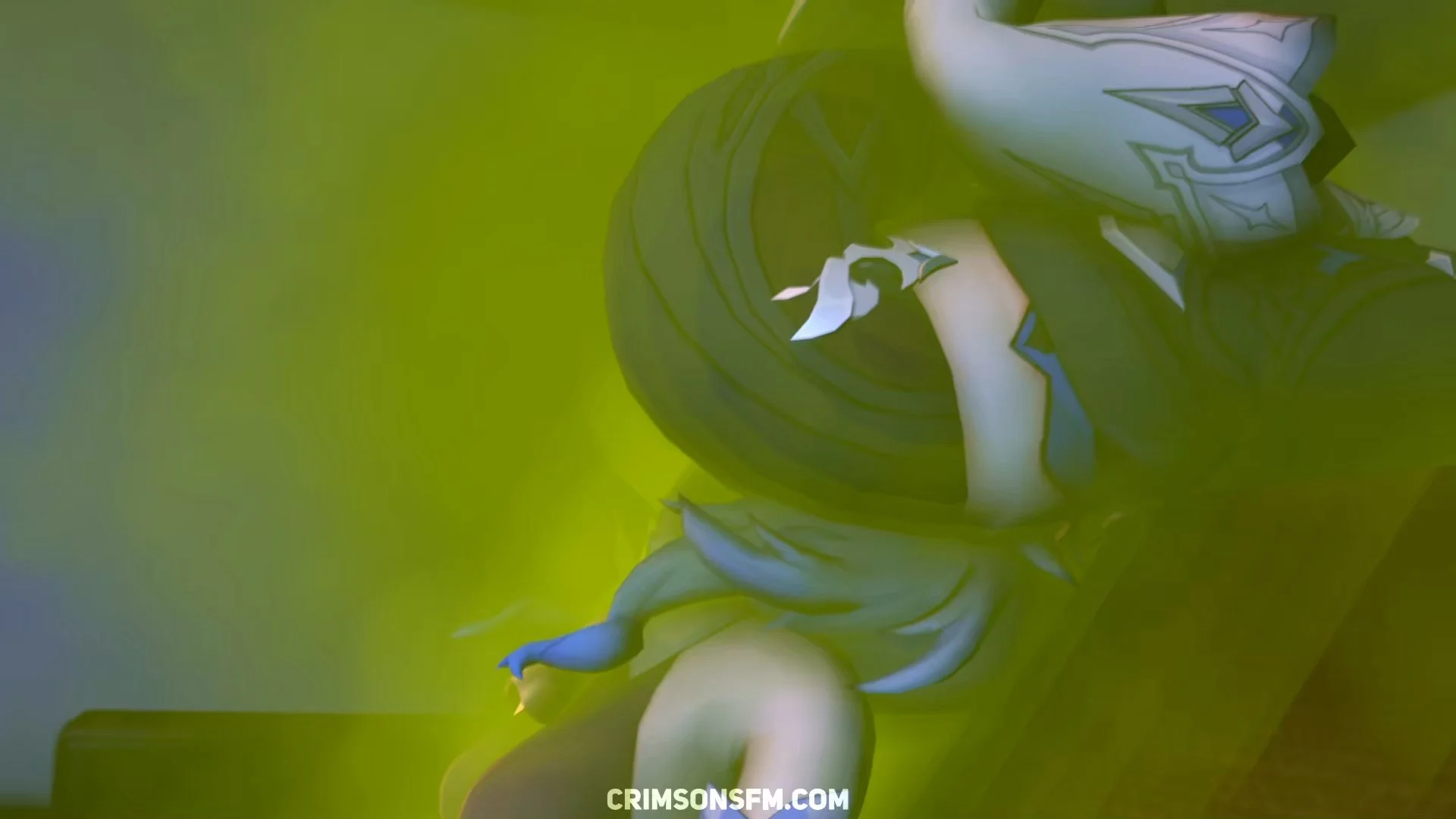 Eula farts on Ganyu with gas cloud — Gas fetish SFM preview 3