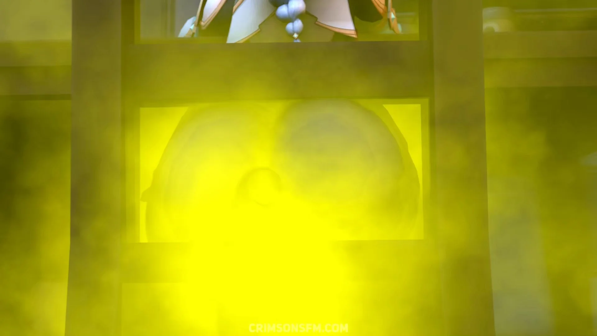 Shenhe farts on Ganyu with gas cloud — Gas fetish SFM preview 3
