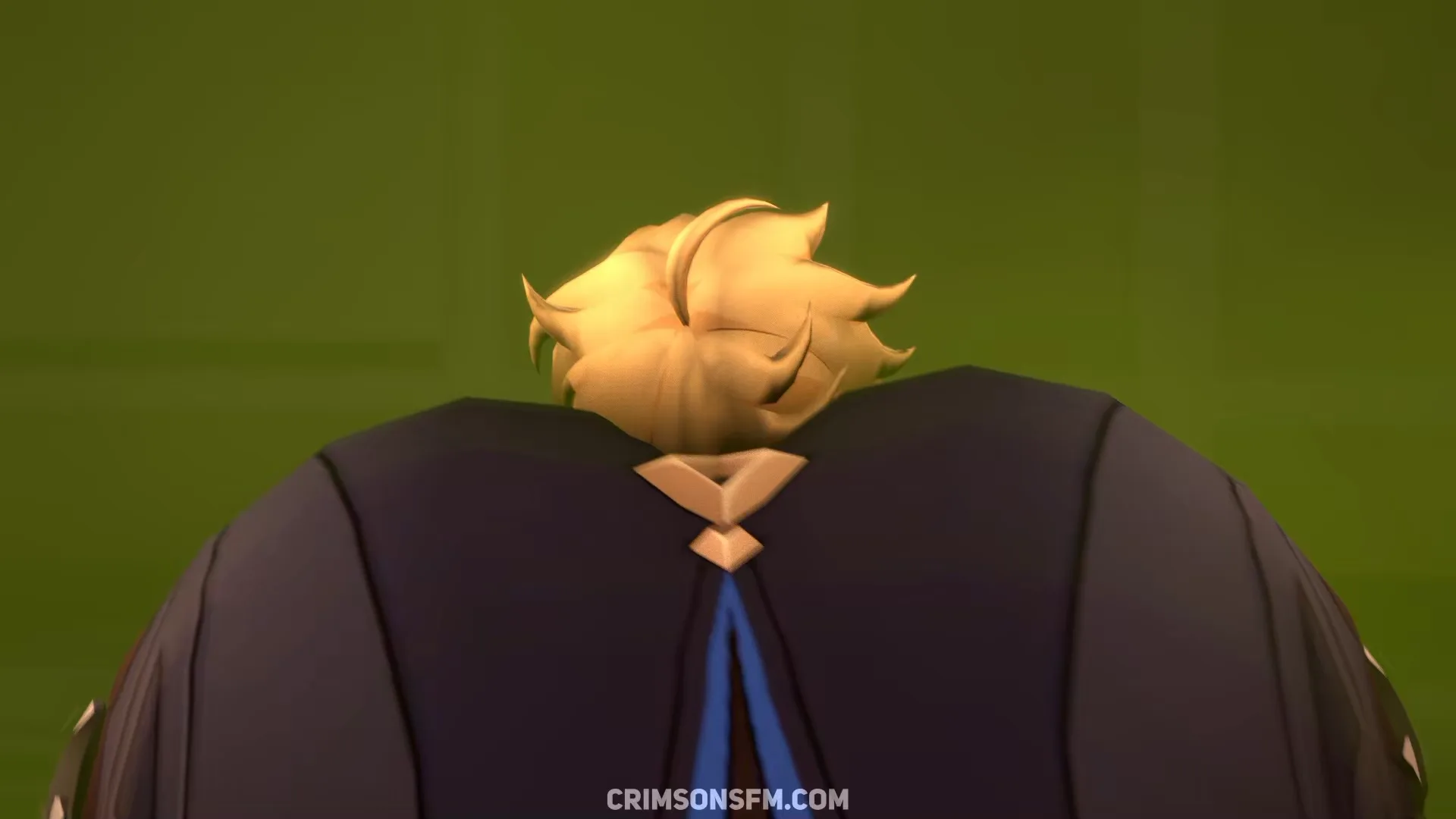 Eula farts on Aether with gas cloud — Gas fetish SFM preview 2