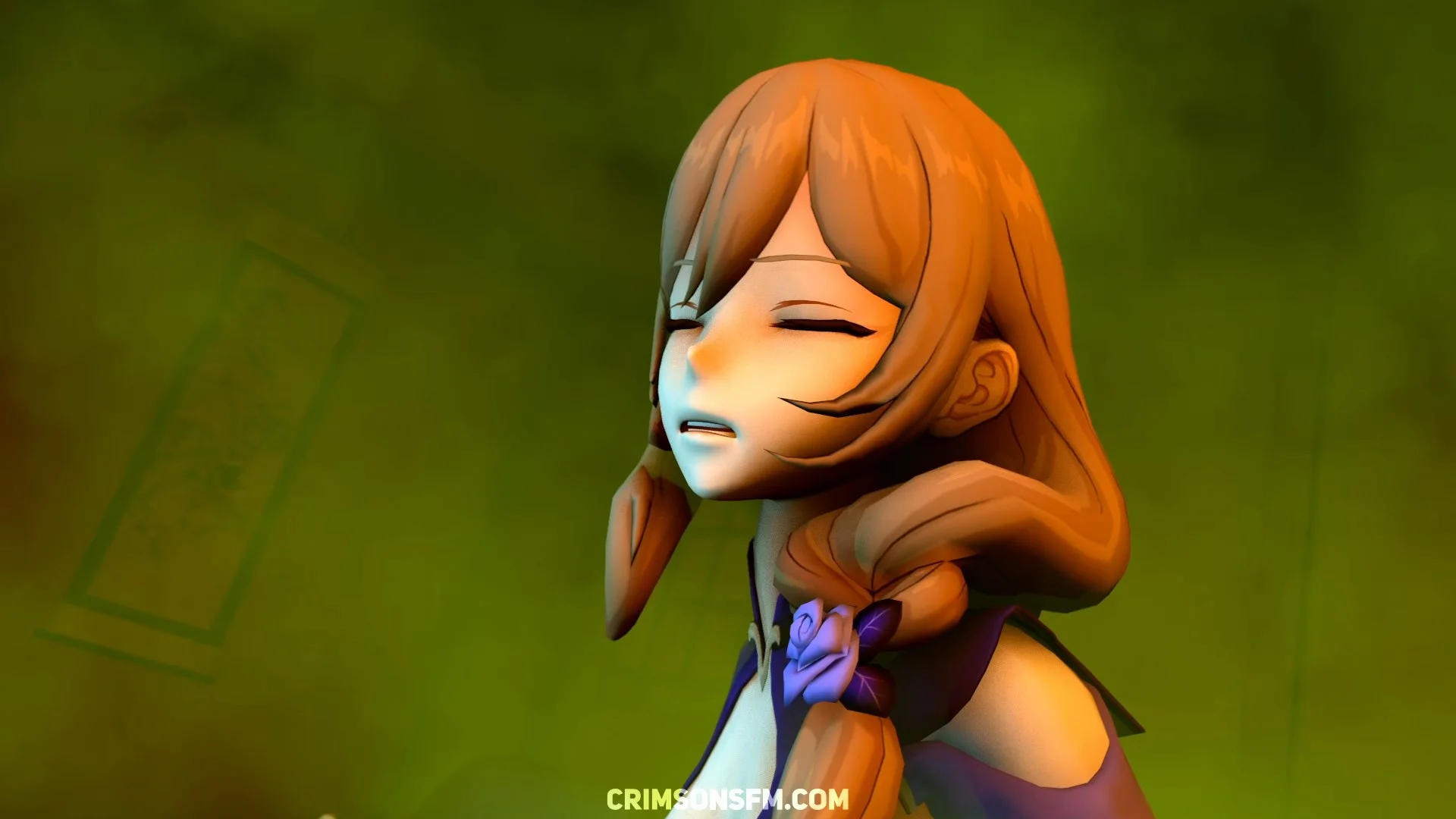 Lisa farts on Aether with gas cloud — Gas fetish SFM preview 2