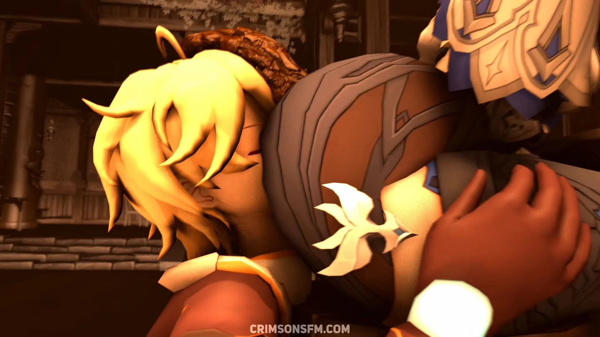 Eula farts on Aether — pooping scene with scat alternative — fetish SFM preview 2