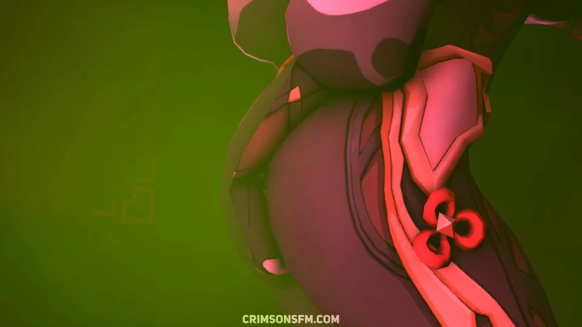 Shenhe farts on Aether with gas cloud — Gas fetish SFM preview 2