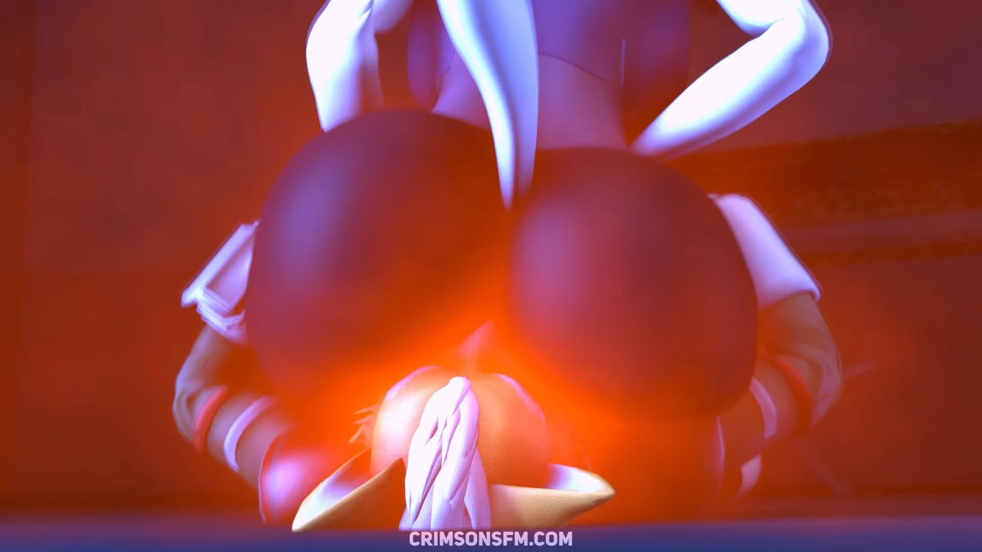 Loona farts on Fox with gas cloud — Gas fetish SFM preview 2