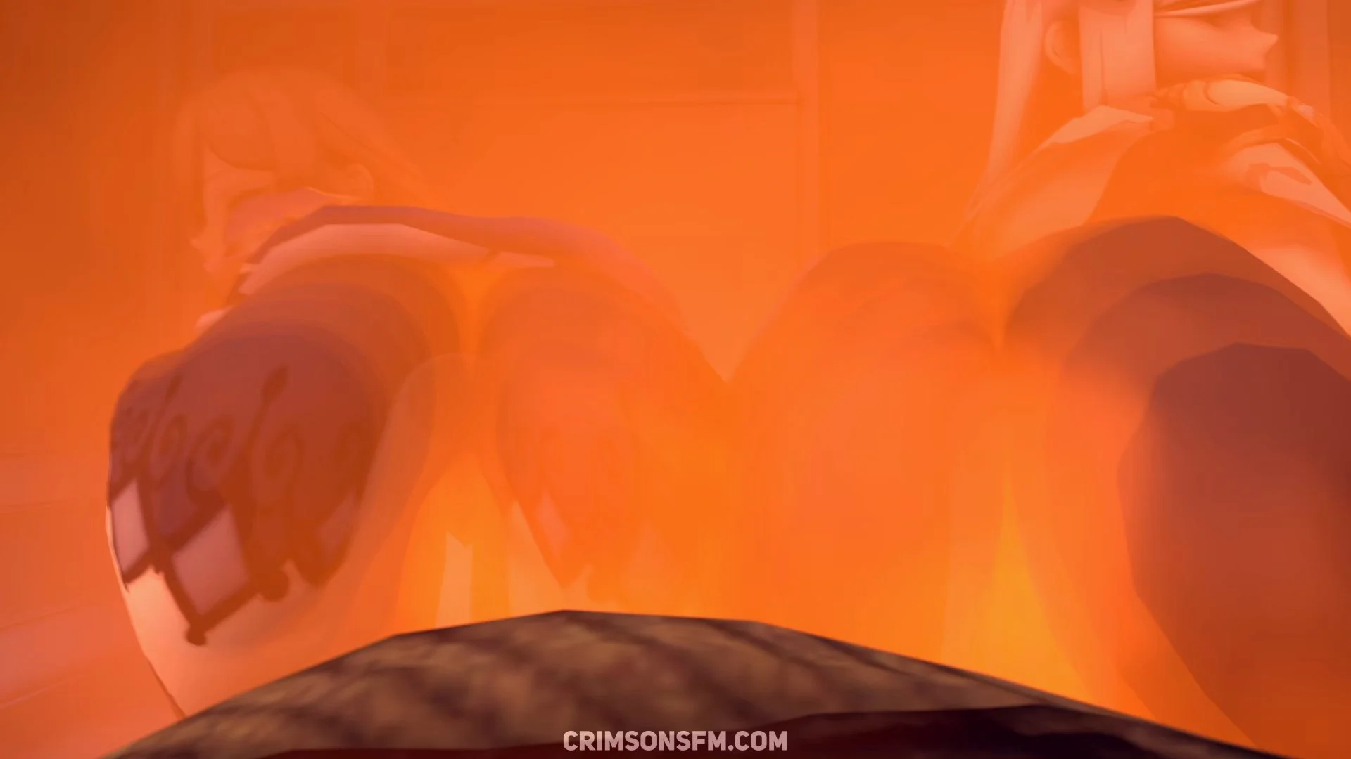 Shenhe and Lisa fart on You with gas cloud — Gas fetish SFM preview 3