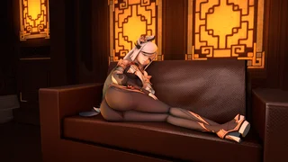 Shenhe farts on Lumine