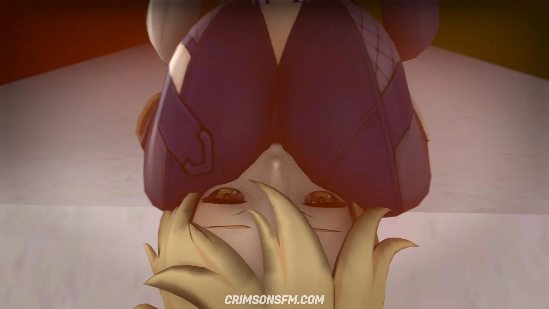 Shenhe and Yelan farts on Aether with gas cloud — Gas fetish SFM preview 3
