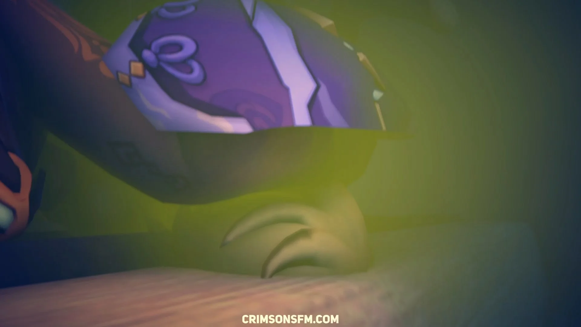Keqing farts on Aether with gas cloud — Gas fetish SFM preview 2
