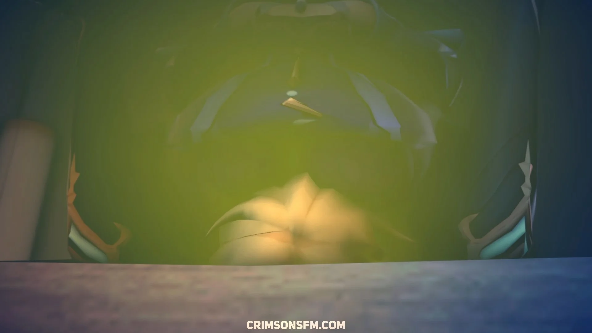 Keqing farts on Aether with gas cloud — Gas fetish SFM preview 3