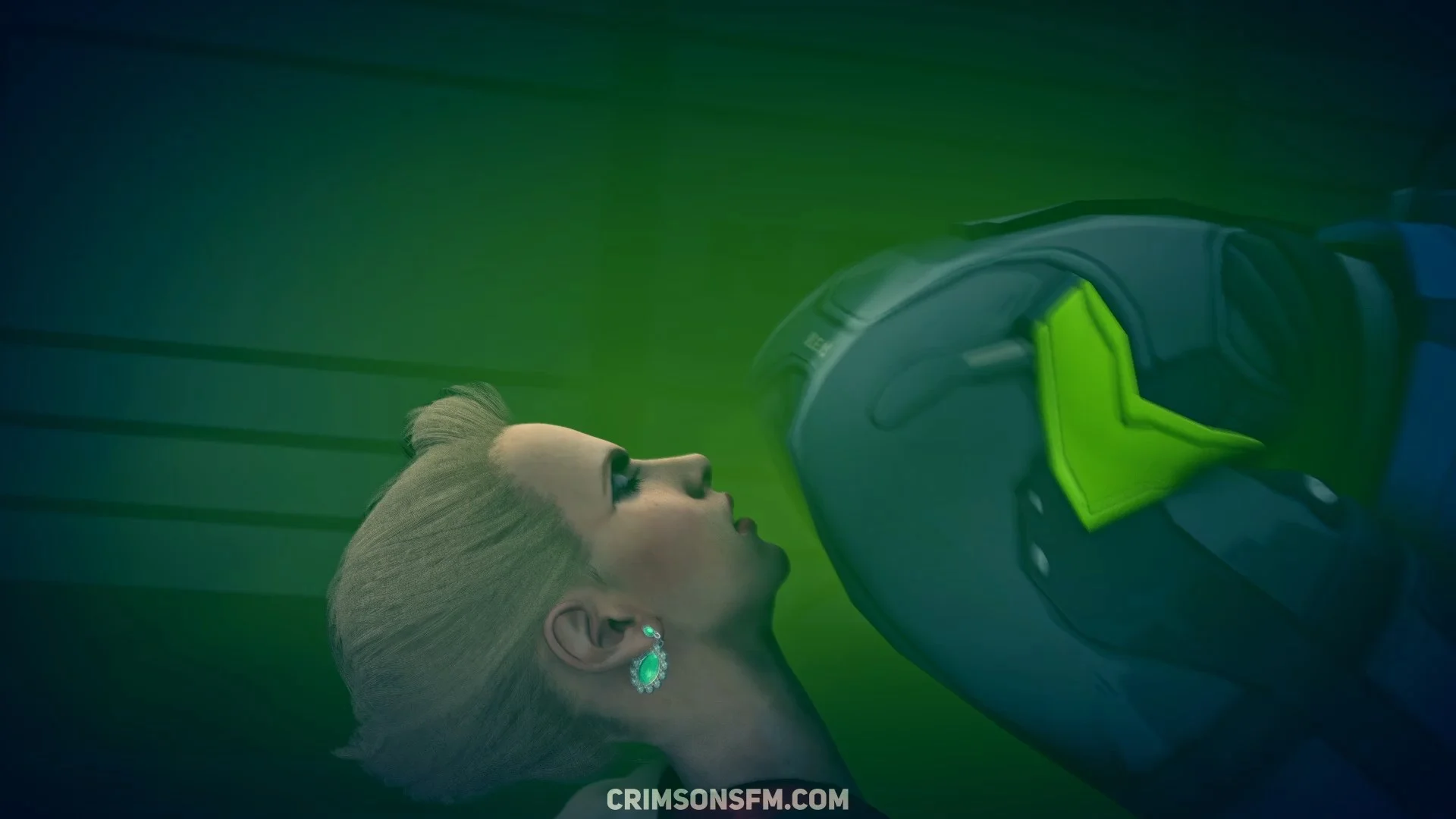 Zhu Yuan farts on Scarlet with gas cloud — Gas fetish SFM preview 2