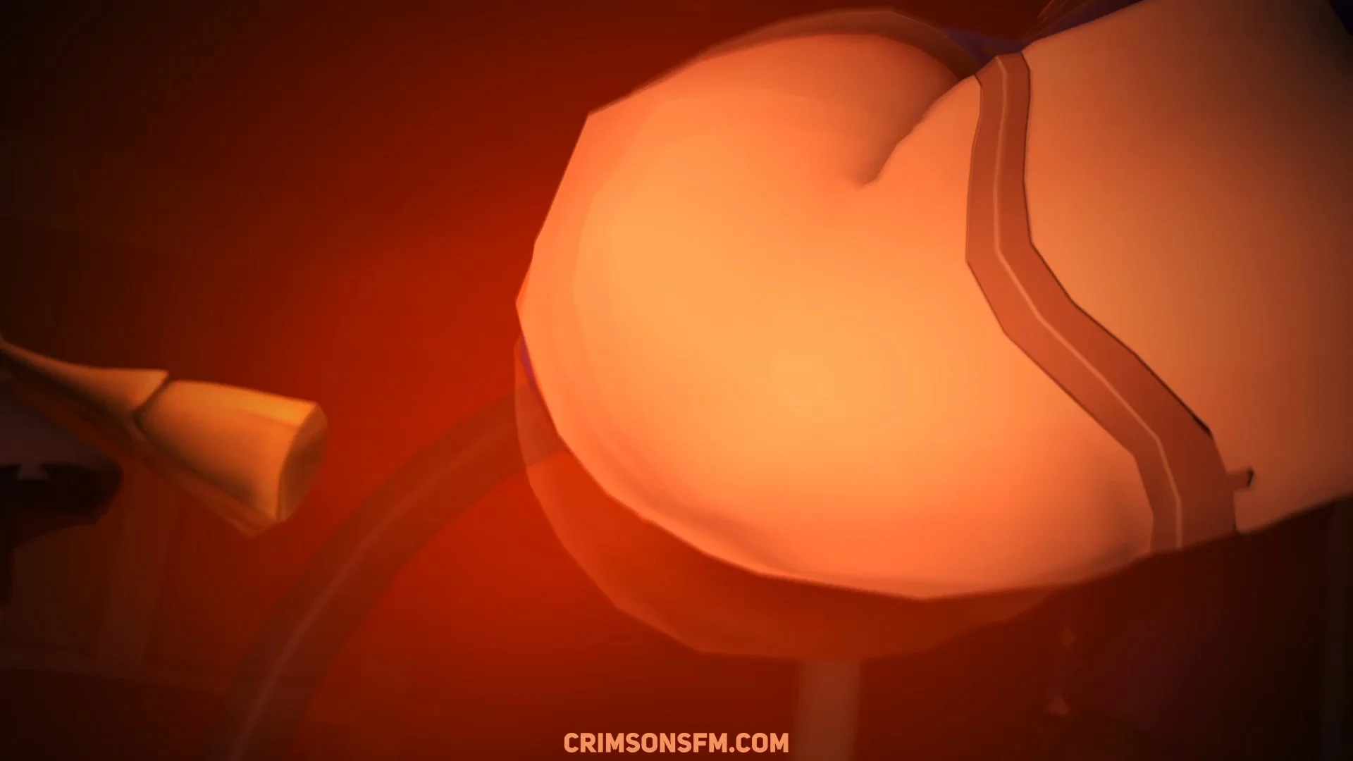 Mona and Hu Tao fart on Aether with gas cloud — Gas fetish SFM preview 1