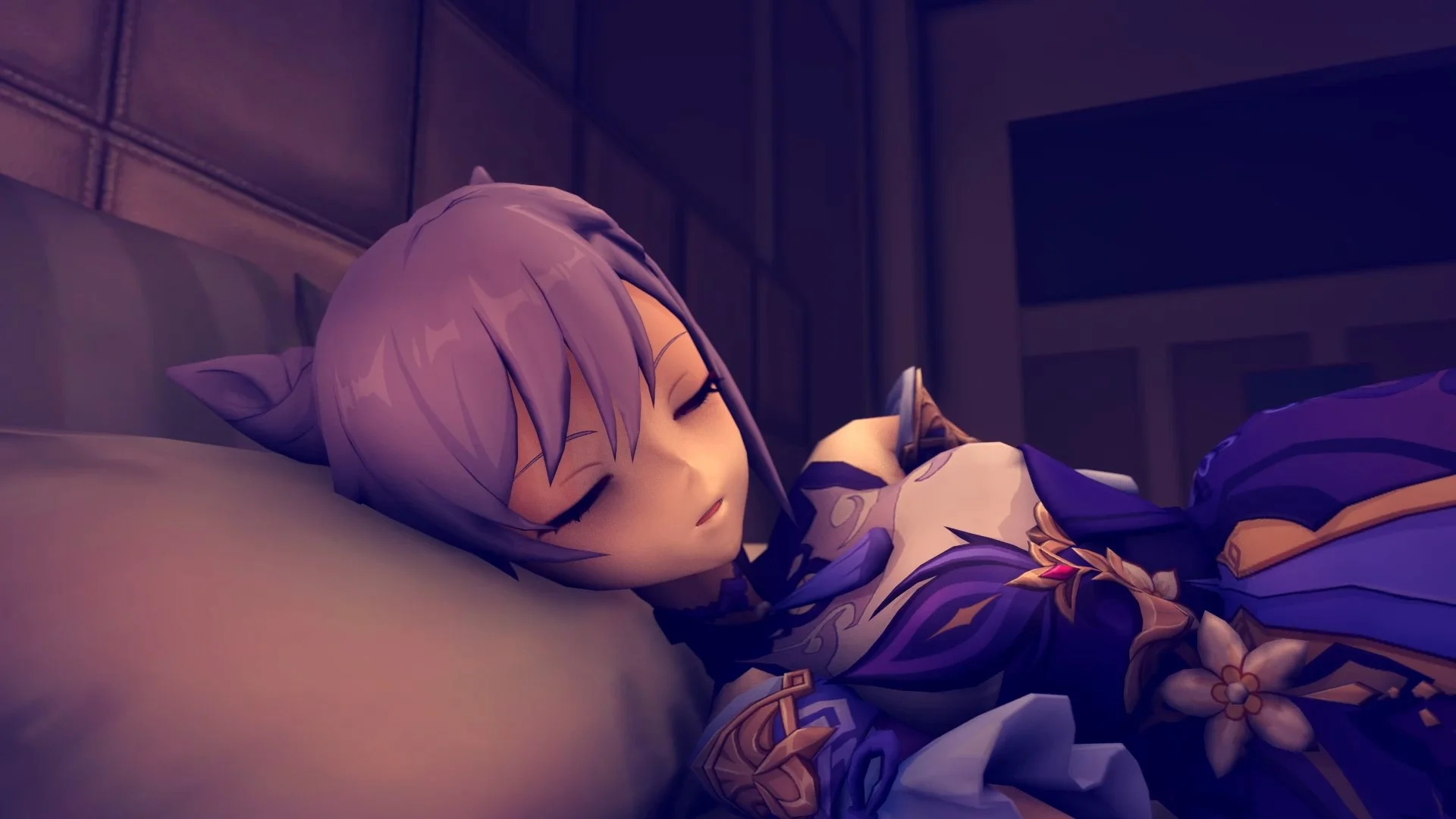 Keqing farts on Kazuha