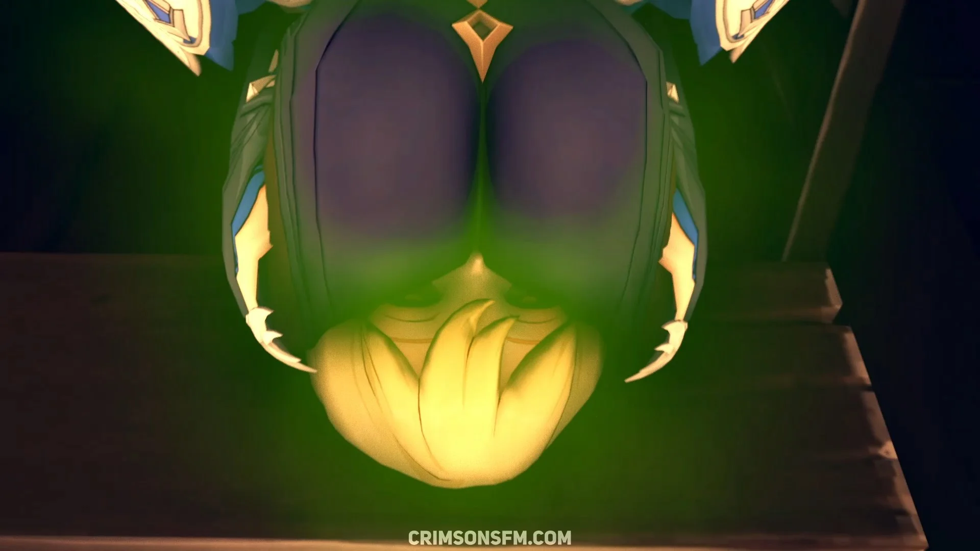 Eula and Shenhe fart on Lumine with gas cloud — Gas fetish SFM preview 2