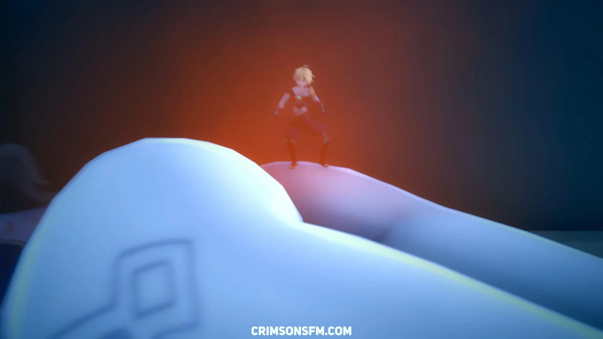 Jean farts on Aether with gas cloud — Gas fetish SFM preview 1