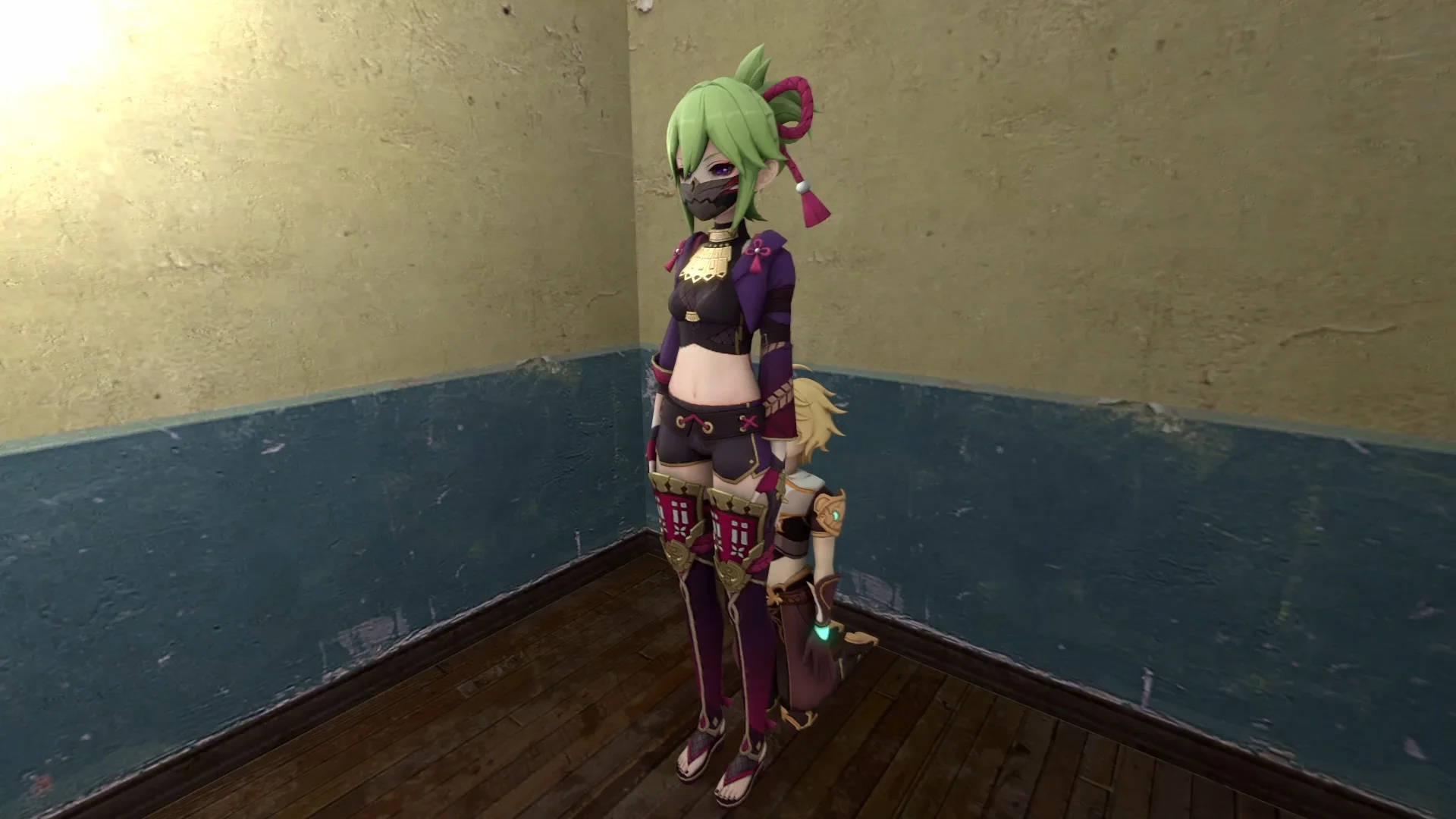 Kuki Shinobu farts on Aether
