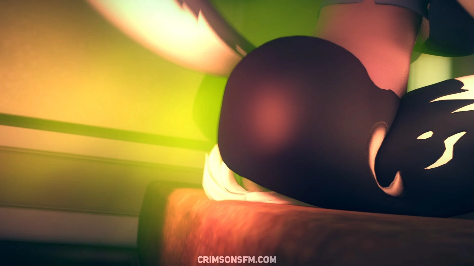 Loona farts on Leo with gas cloud — Gas fetish SFM preview 1