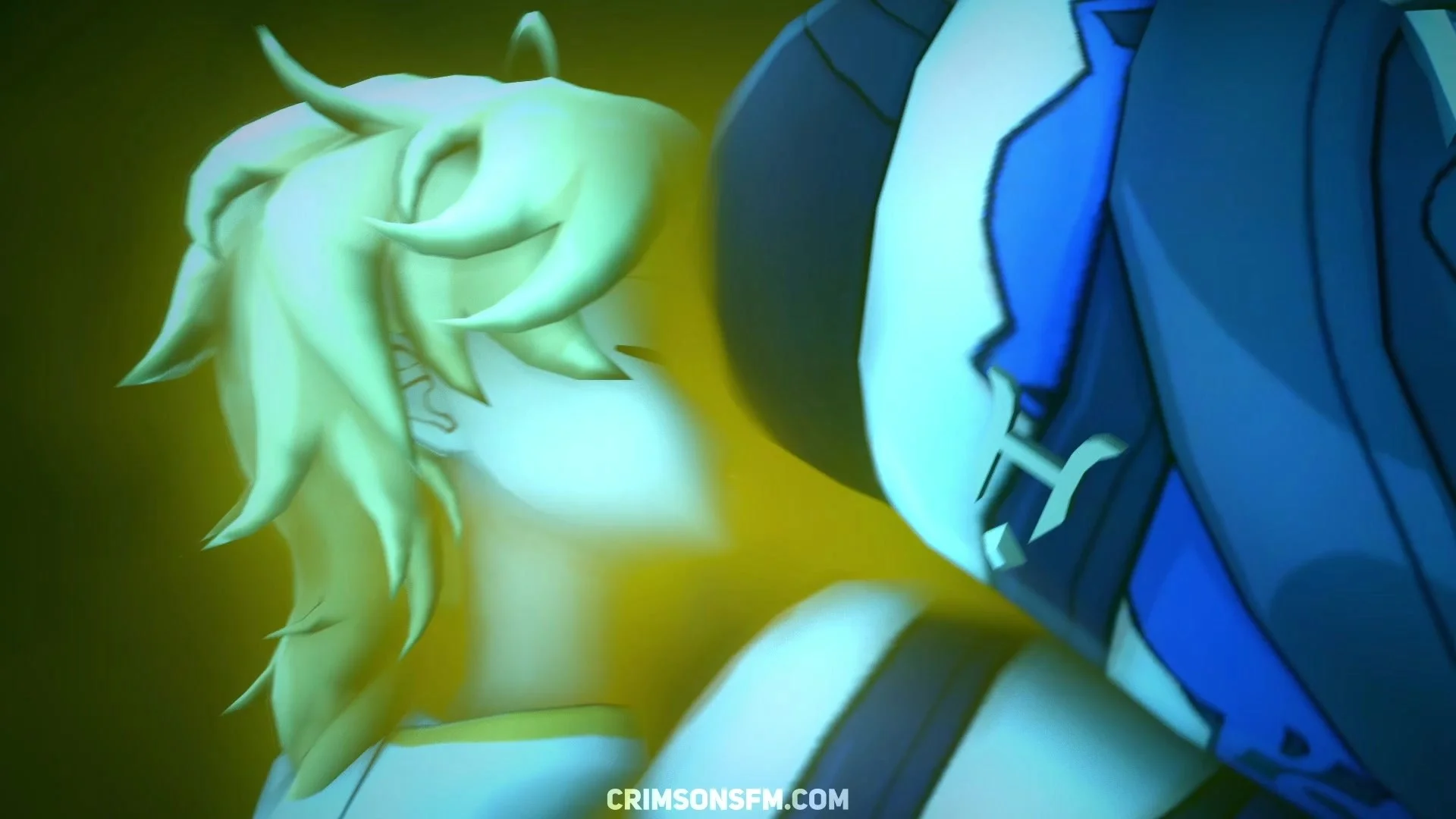 Eula farts on Aether with gas cloud — Gas fetish SFM preview 3