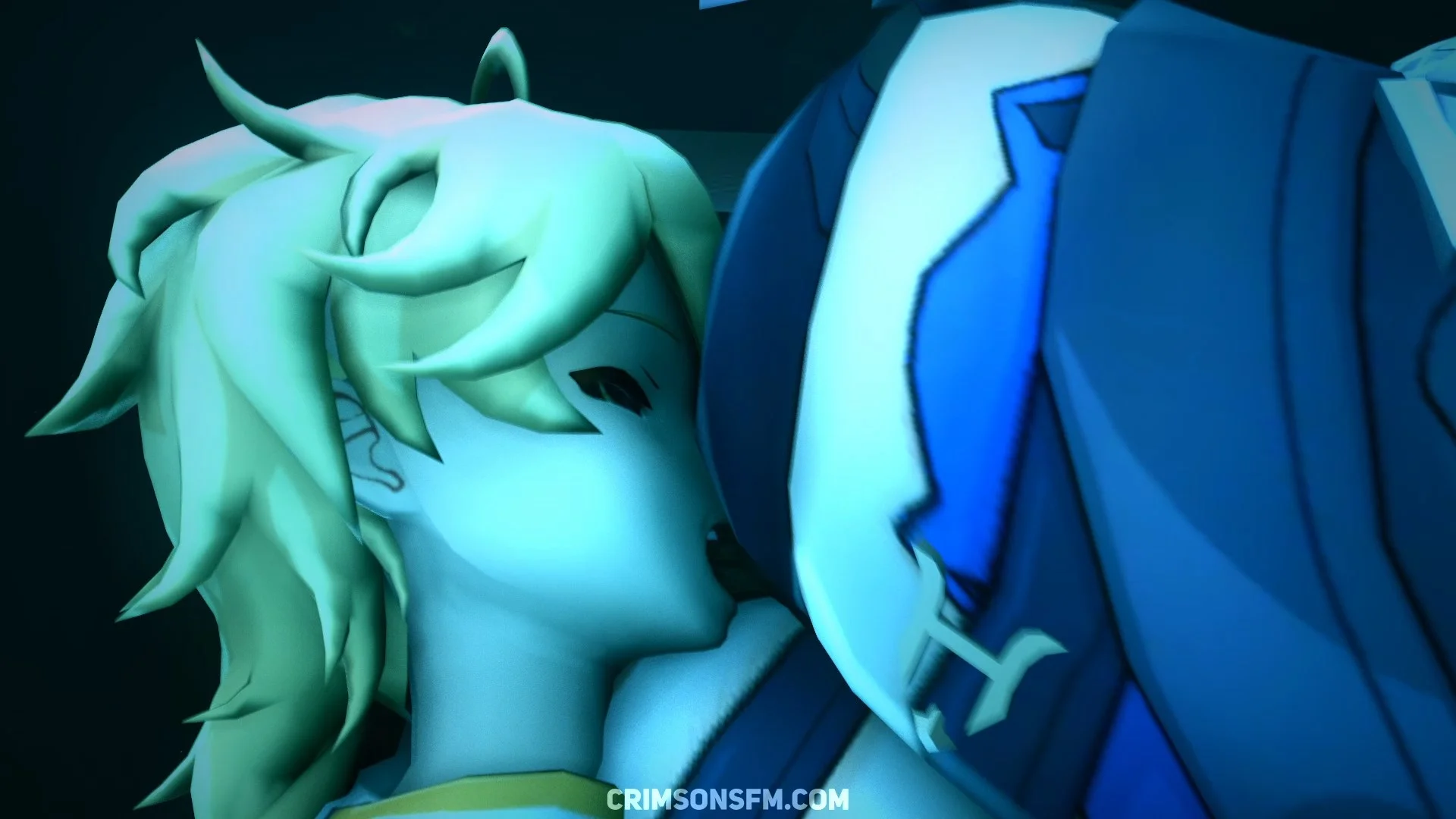Eula farts on Aether — pooping scene with scat alternative — fetish SFM preview 1