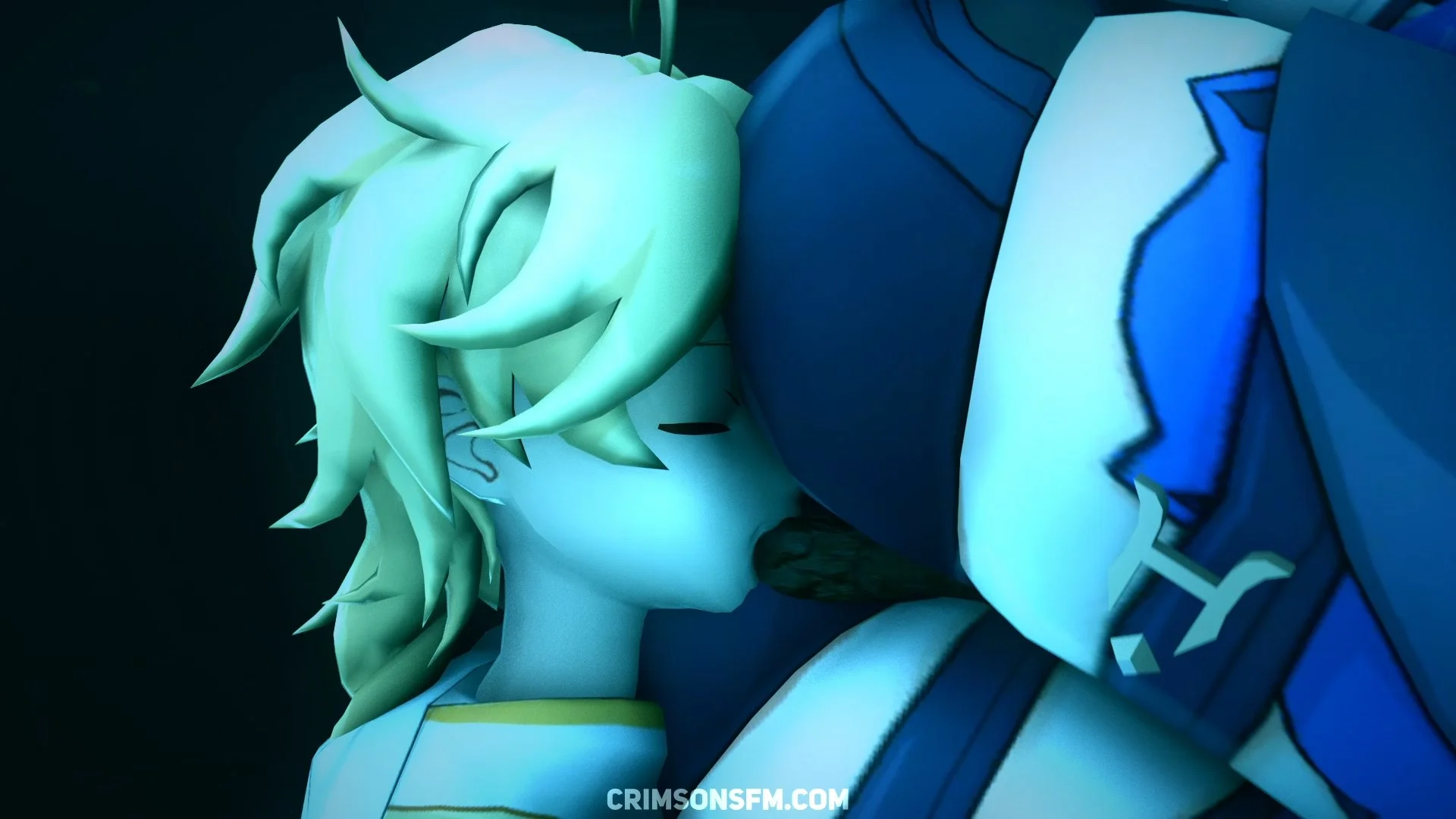 Eula farts on Aether — pooping scene with scat alternative — fetish SFM preview 2