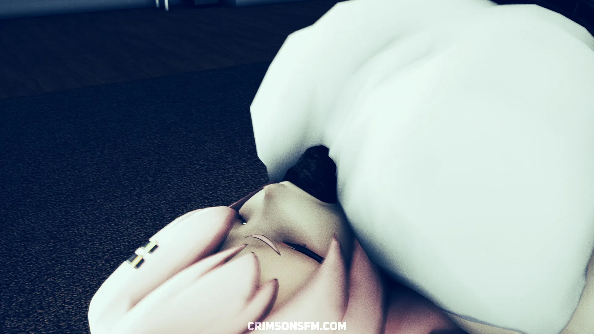 Alexandrina Sebastiane farts on Nicole Demara — pooping scene with scat alternative — fetish SFM preview 2