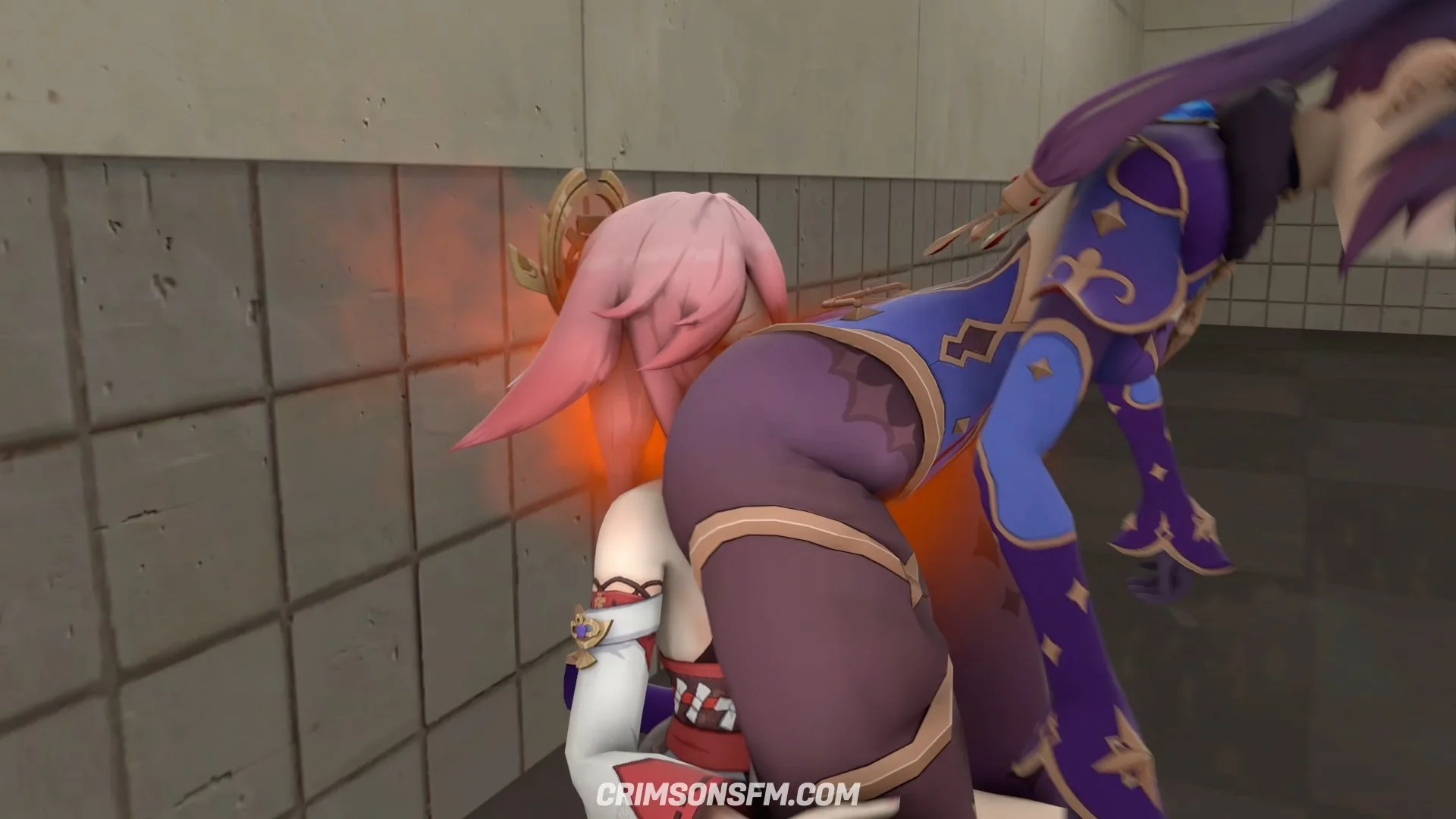 Mona farts on Yae Miko — Gas — Gas Alternative.mp4 Alternative